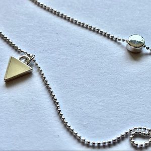 Forever 21 Necklace Set in silver tone NWT